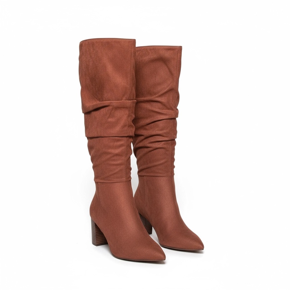 Brown Knee-High Boots